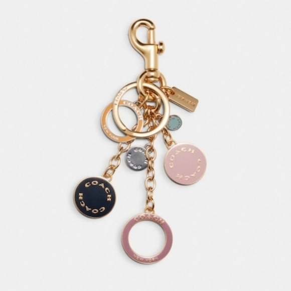 ✨️ NWT Coach Circle Cluster Bag Charm ✨️ - Picture 1 of 3